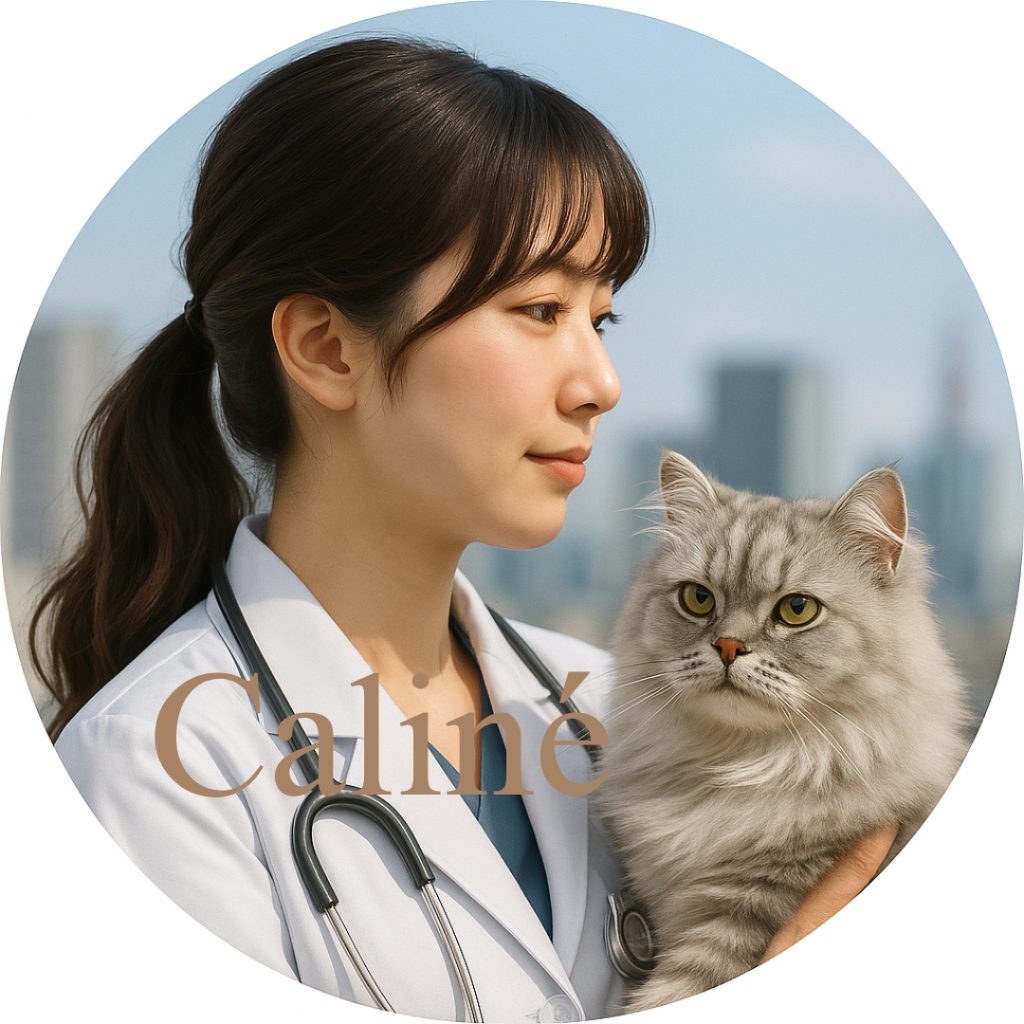 Veterinarian and Cat